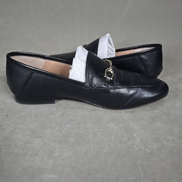 Coach Black Leather Loafers - Picture 5 of 13